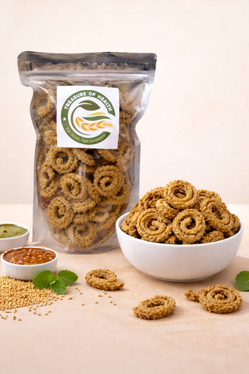Treasure of Health – Palak Chakli | Crispy, Spicy & Healthy Snack