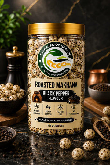 Treasure Of Health Black Pepper Roasted Makhana | 70g