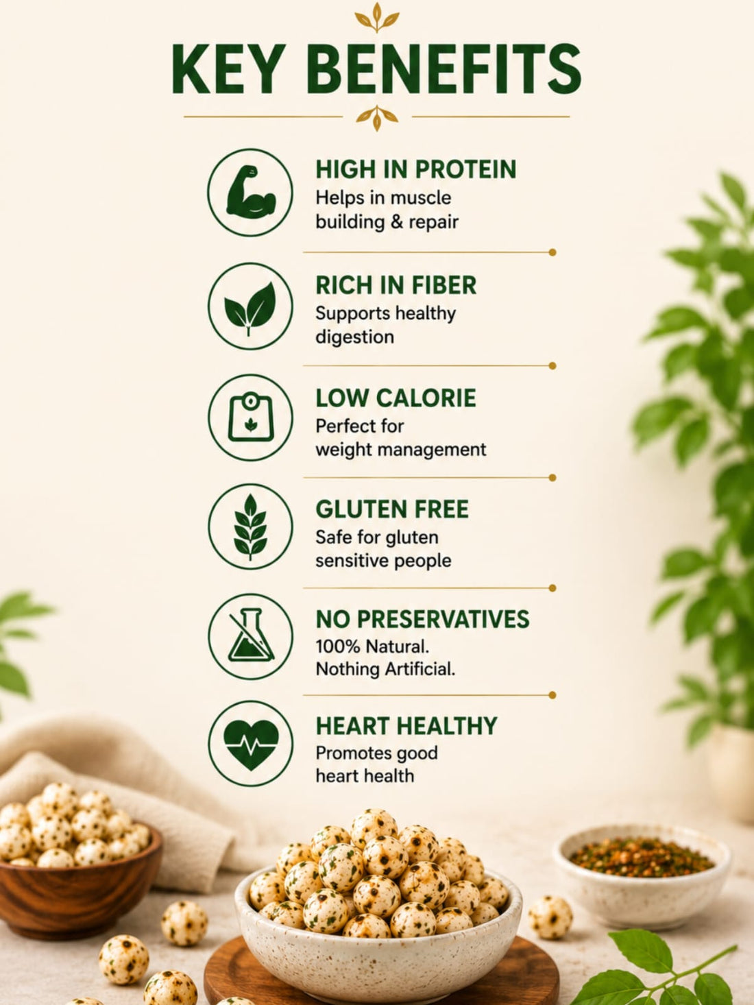 Treasure Of Health Peri Peri Roasted Makhana | 70g