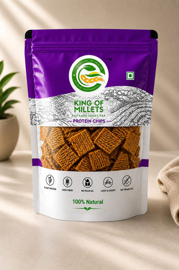 Treasure Of Health Protein Chips | High Protein Millet Snack