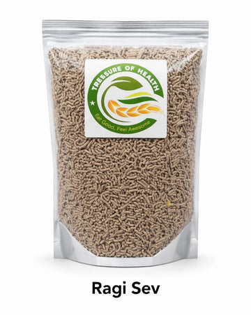 Treasure of Health – Roasted Ragi Sev | Crispy, Spicy & Healthy Snack